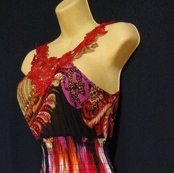 Unbranded Multicolored Maxi Halter Dress -- Final Price - Picture 6 of 13